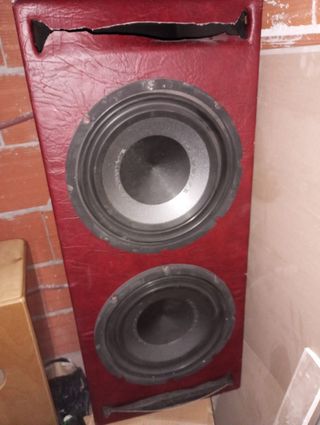 Subwoofer doble con cajón 