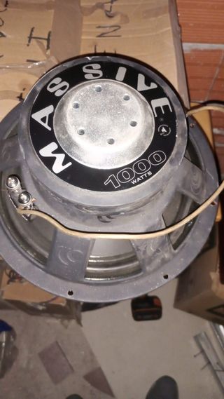 Subwoofer doble con cajón 