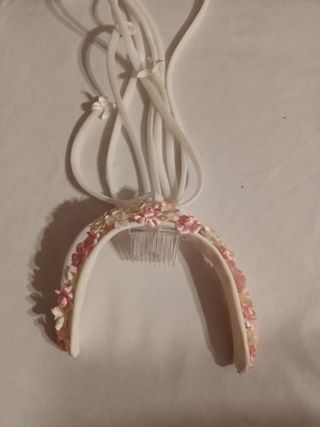 Diadema comunión y detalle niña