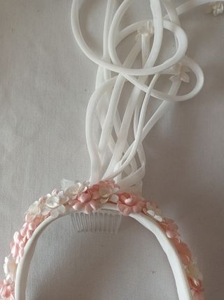 Diadema comunión y detalle niña