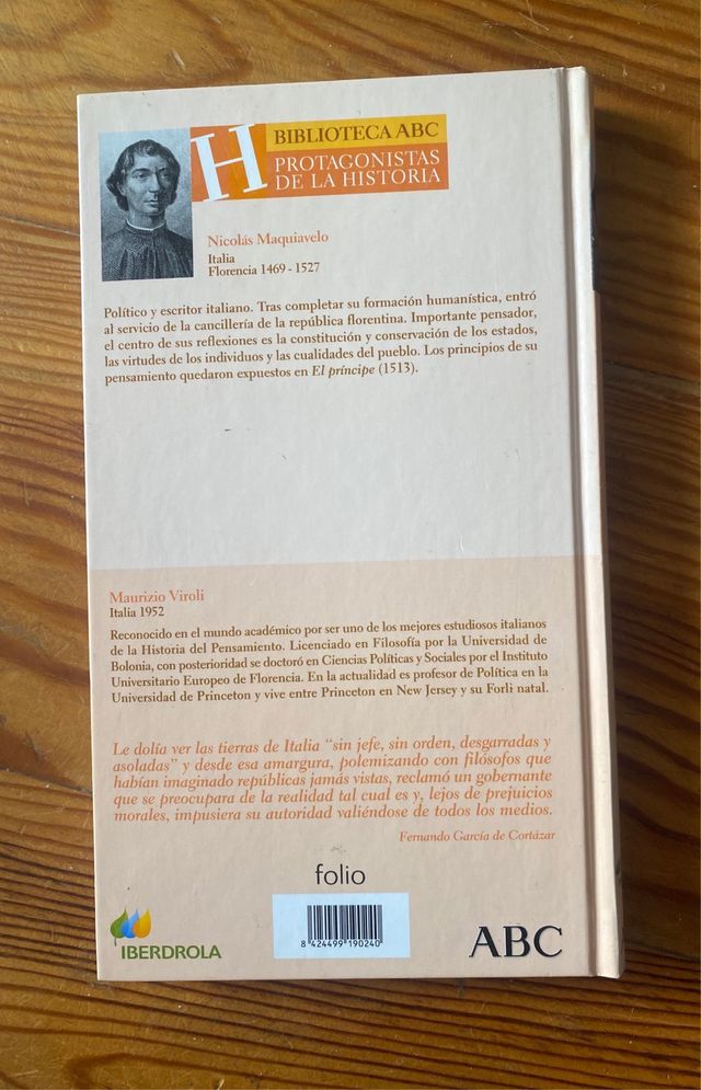 Libro de La Sonrisa de Maquiavelo