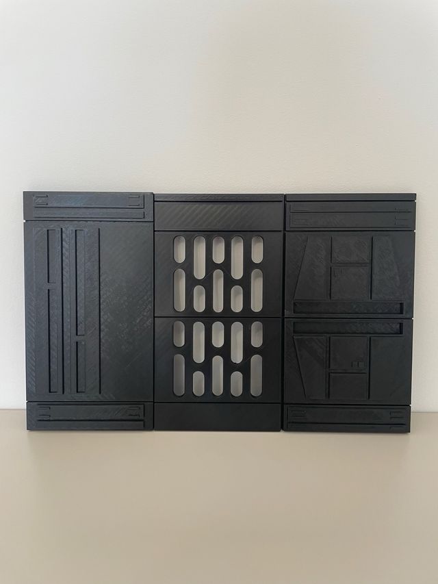 Star Wars-Paneles pared de estrella de la muerte