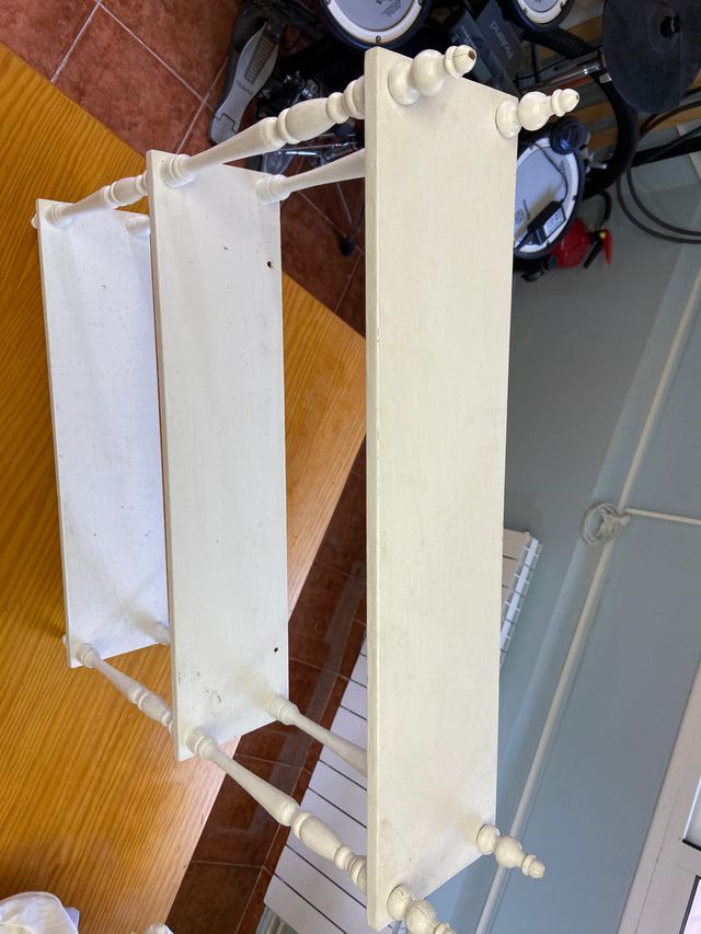 estantería de madera, 3 estantes