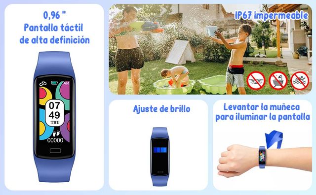 Pulsera Reloj deportivo niños smartwatch NUEVO