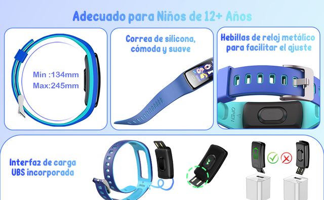 Pulsera Reloj deportivo niños smartwatch NUEVO