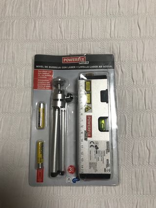 Nivel de burbuja con laser (a estrenar)