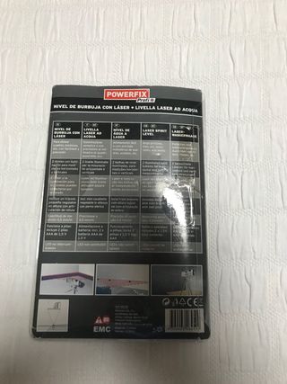 Nivel de burbuja con laser (a estrenar)