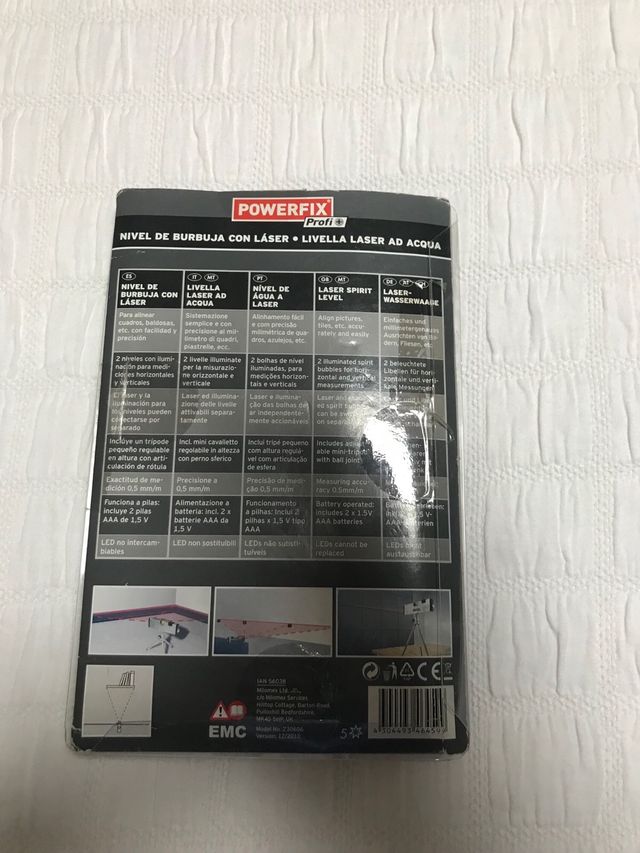 Nivel de burbuja con laser (a estrenar)