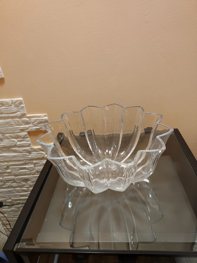 Centro tavola in cristallo