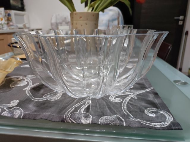 Centro tavola in cristallo