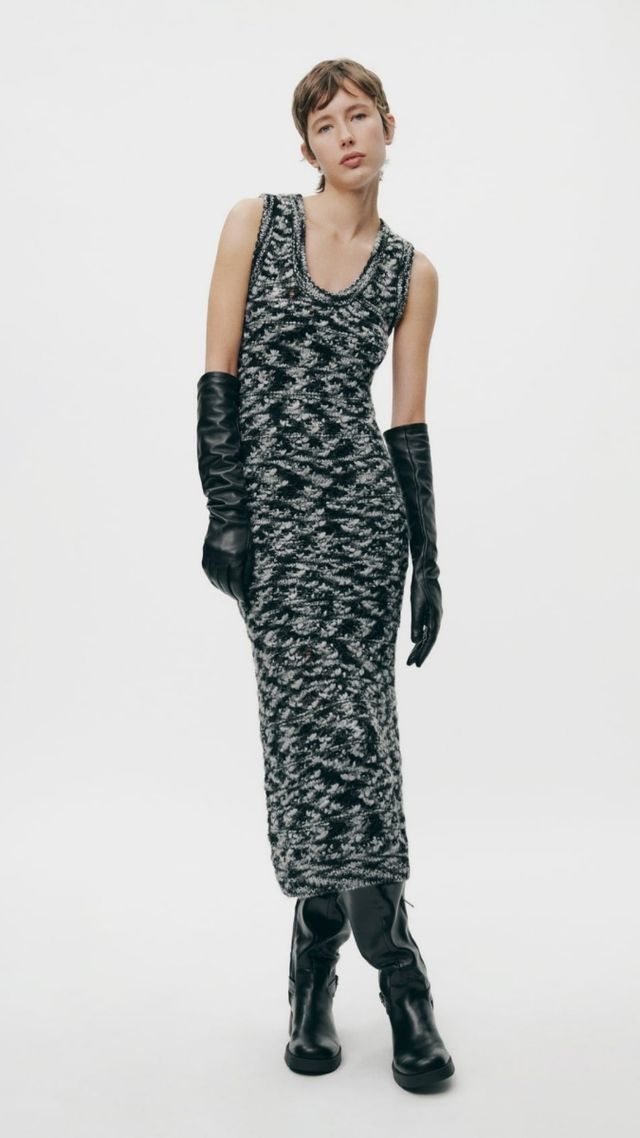 Vestido punto con lana Limited Edition