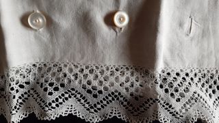 Sábana y funda antigua