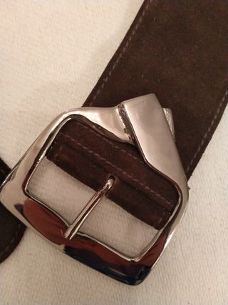Cintura scamosciata marrone 