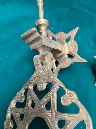 Llamadores en bronce con decoración