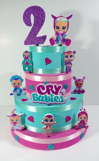 Torta scenografica cry babies