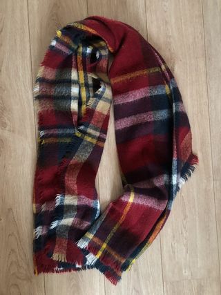 Bufanda grande de cuadros