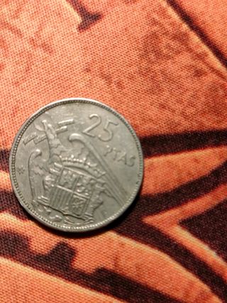 25 Pesetas 1957