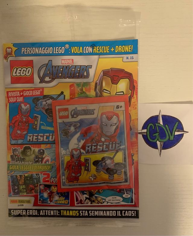 Lego Magazine Marvel Avengers N.15