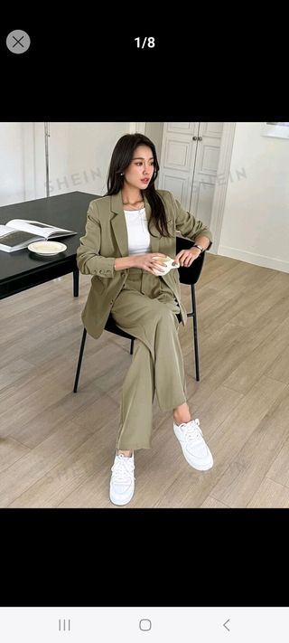 Traje chaqueta pantalón completo unicolo