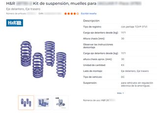 Muelles Suspension Range Rover Velar Jaguar F-pace