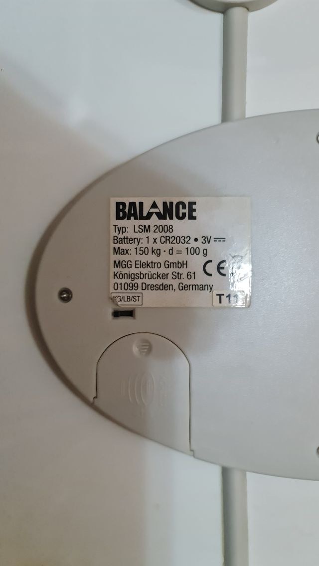 Balanza corporal digital cristal