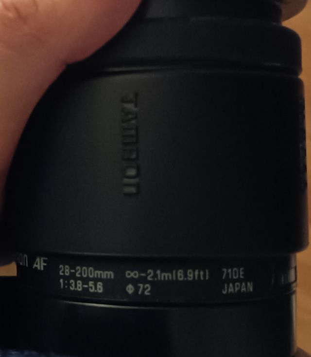 Canon EOS 1000F + Objetivo TAMRON 28-200