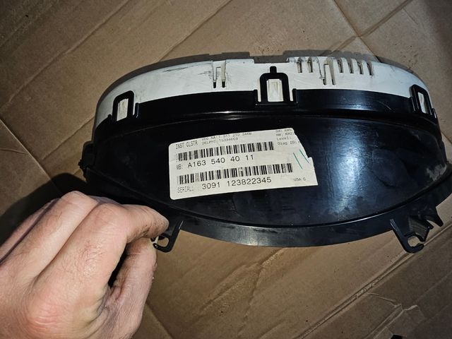 Marcador de mercedes ml w163