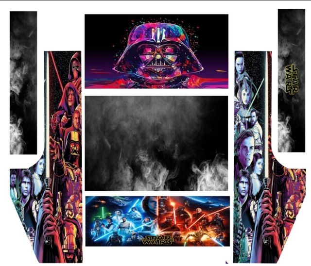 Vinilo barto arcade pared star wars