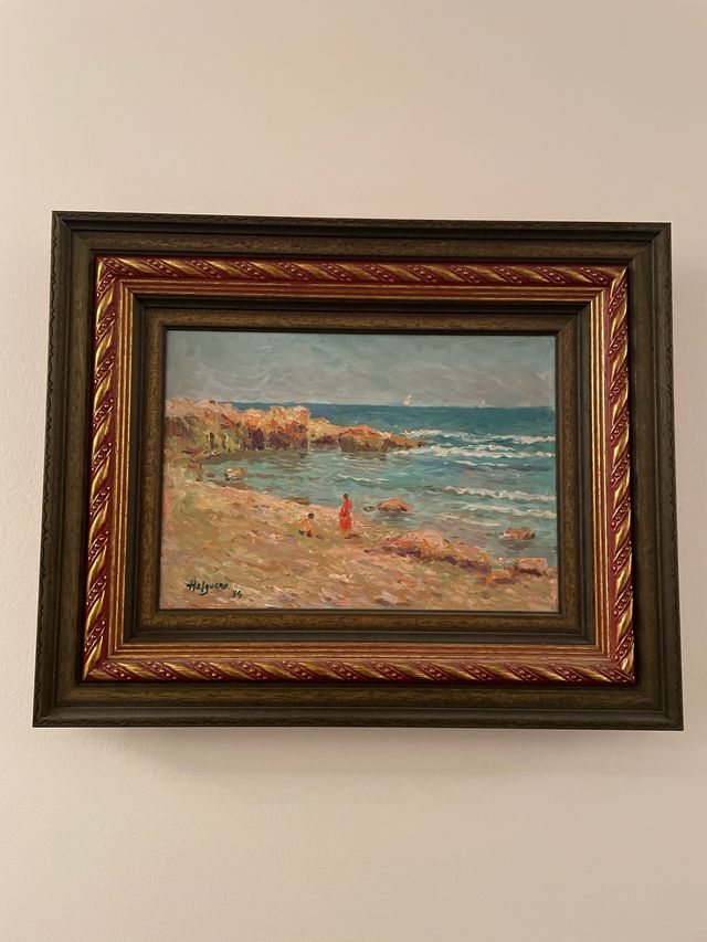 Cuadro Luis Helguero Puyuel , Denia 1994 Alicante