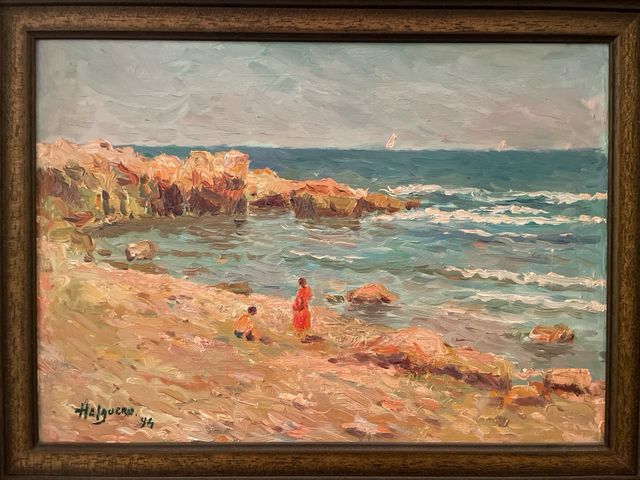 Cuadro Luis Helguero Puyuel , Denia 1994 Alicante