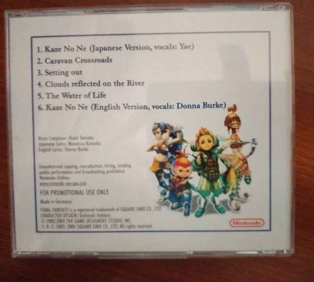 Final Fantasy Crystal Chronicles cd
