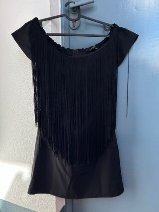 Vestido Zara S flecos