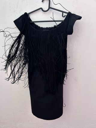 Vestido Zara S flecos