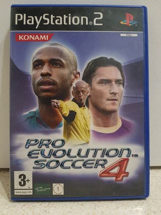 Juego ps2 pro evolution soccer 4