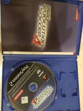 Juego ps2 pro evolution soccer 4
