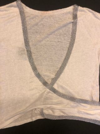 Top Mujer Blanco Espalda Armani Exchange Talla S