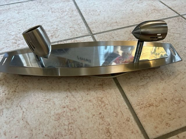 Plafoniera con 2 faretti