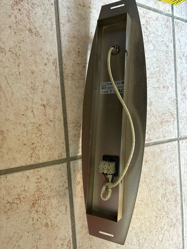 Plafoniera con 2 faretti