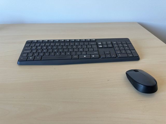 Pantalla monitor LG 25" teclado ratón inalambrico