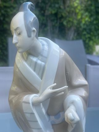 Lladró. PAREJA FIGURAS japoneses.