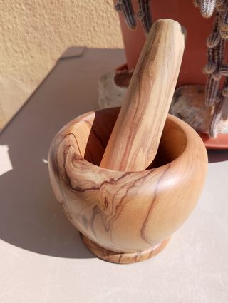 Mortaio di legno