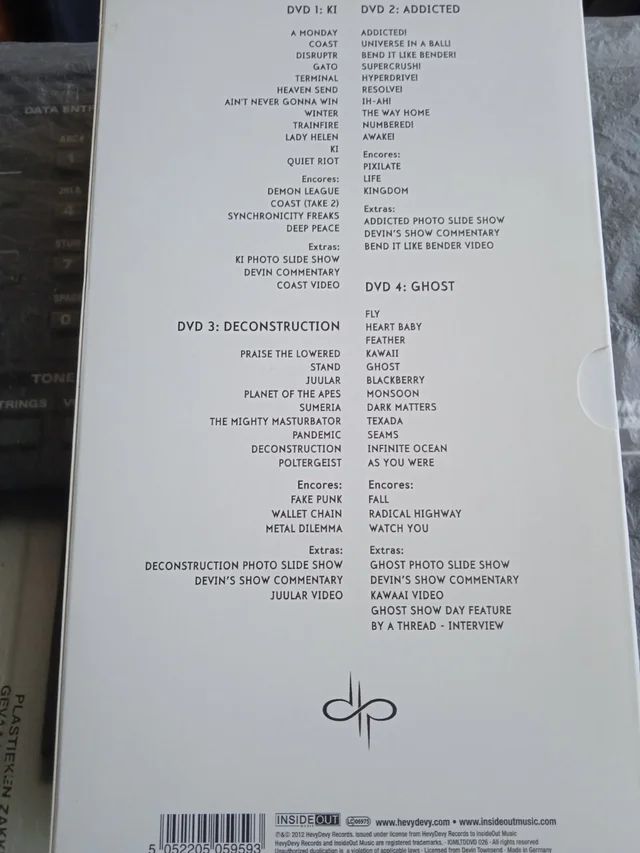 Devin Townsend by a thread 5cd+4dvd