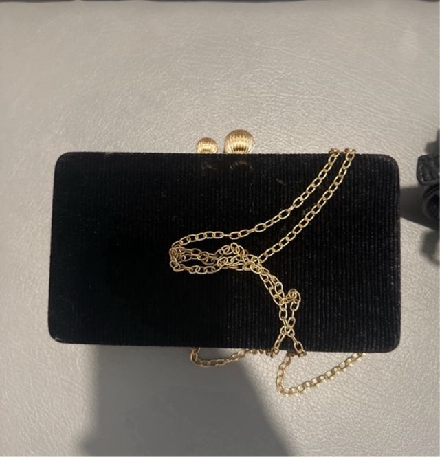 Borsa pochette donna nera