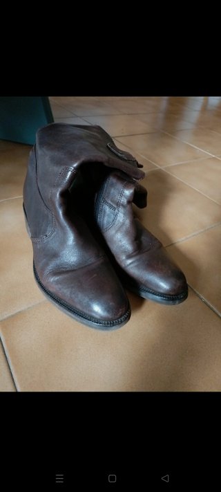 Stivaletti in vera pelle vintage