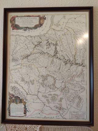 Mapa Reino de Navarra 