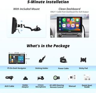 RADIO PANTALLA 7'' CARPLAY ANDROID AUTO MIRRORING