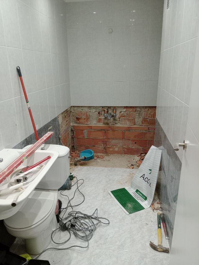 trabajo baño