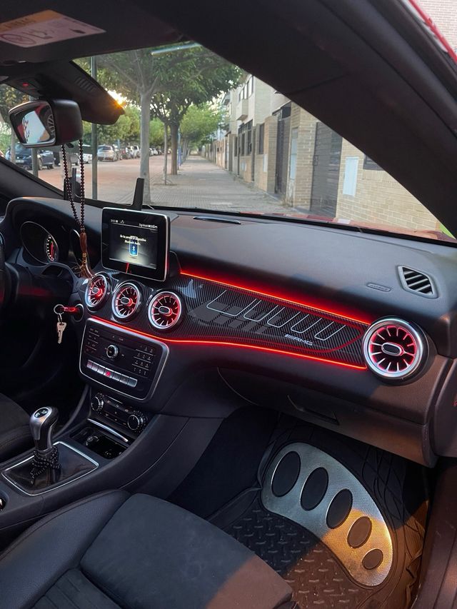 Instalacion de luces ambientales led coche