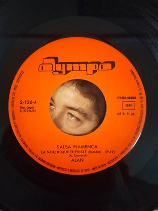Salsa Flamenca. Alan 1981. Rumba. Vinilo raritie.