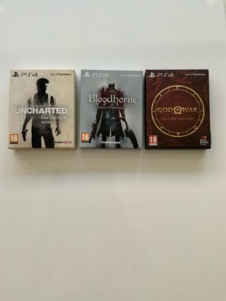 Lote ediciones especiales ps4
